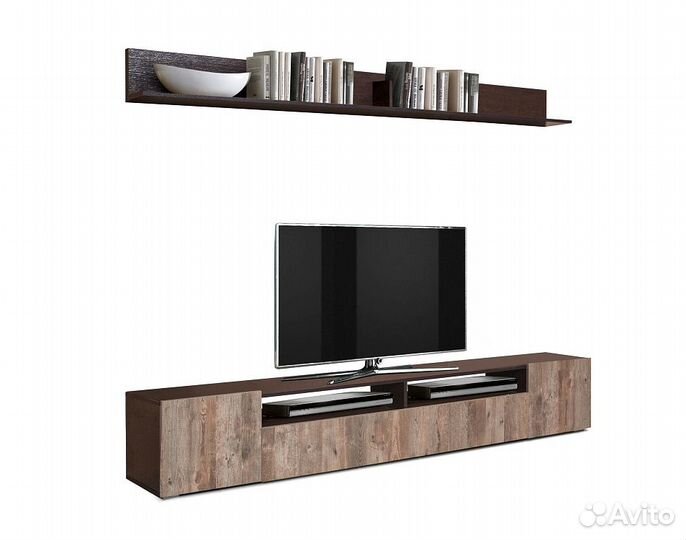 Тв тумба с полкой 