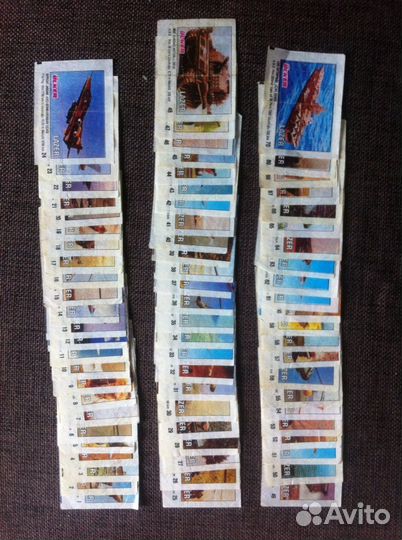 Вкладыши от жвачек