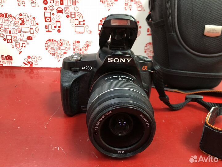 Зеркальный фотоаппарат Sony dslr-A230 с Сумкой Т03