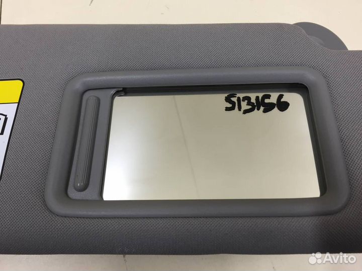 Козырек солнцезащитный внутри Toyota Camry V50 201