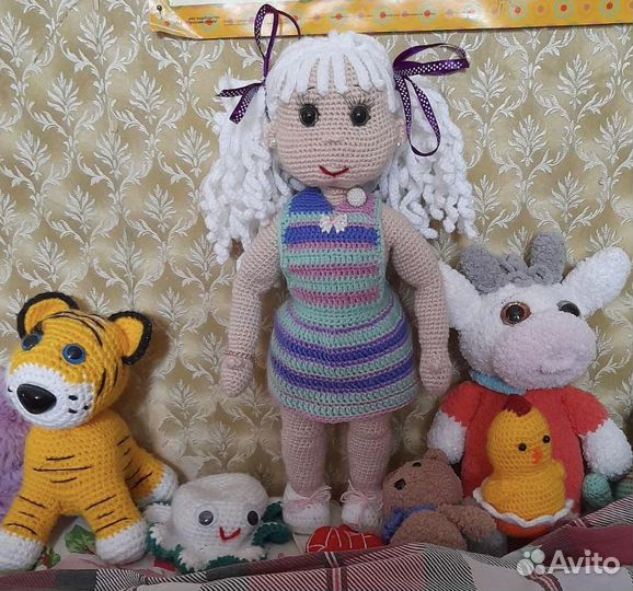 Вязанные игрушки ручной работы