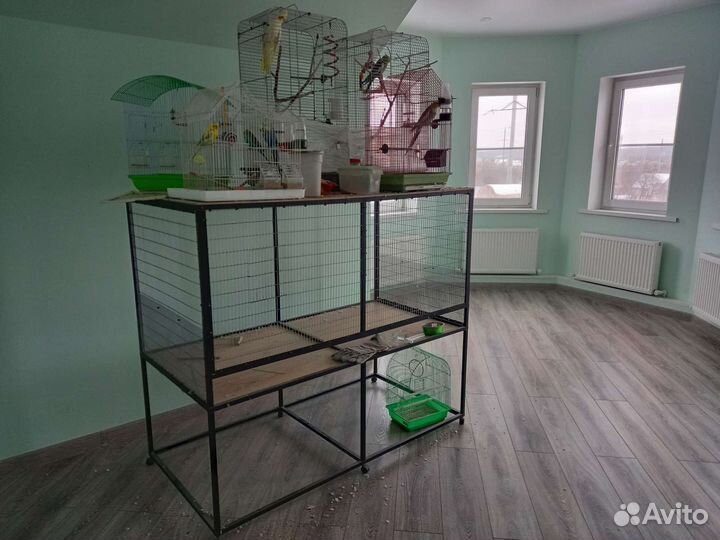 Большая клетка для попугаев