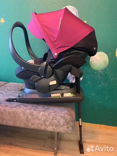 Автолюлька stokke izi sleep с базой