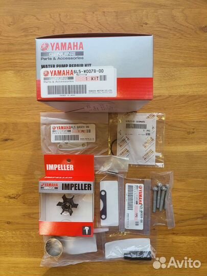 Ремкомплект помпы охлаждения мотора Yamaha 3A 3B