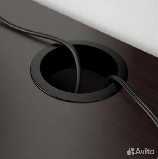 Micke Письменный стол 602.447.45 чёрно-коричневый