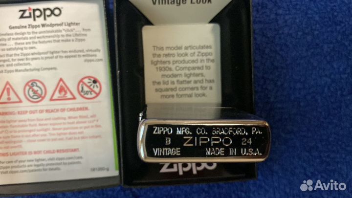 Зажигалка Zippo 230-25 Vintage Series 1937 США