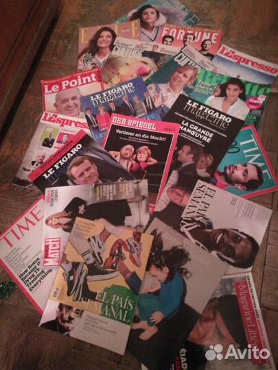 Газеты,журналы-Англ.Франц.Исп.Немец.Итал+кулинар.к