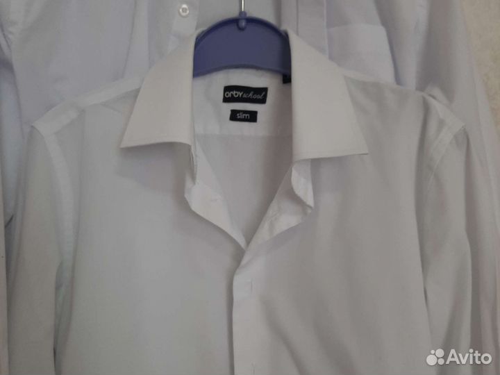 Рубашка белая р.152-158