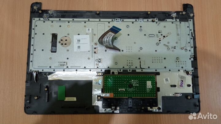 Топкейс для HP 250 G6 с клавиатурой и тачпадом