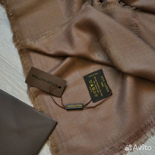 Платок LV корич