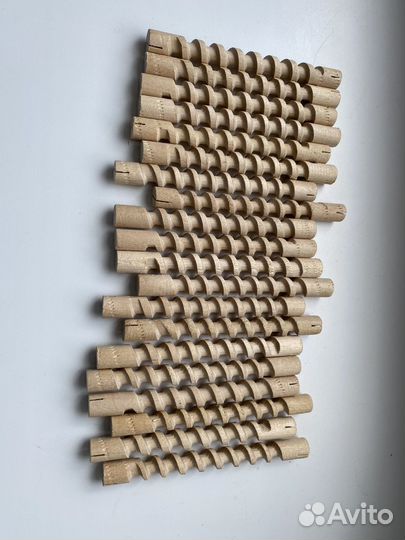 Деревянные бигуди без резинок