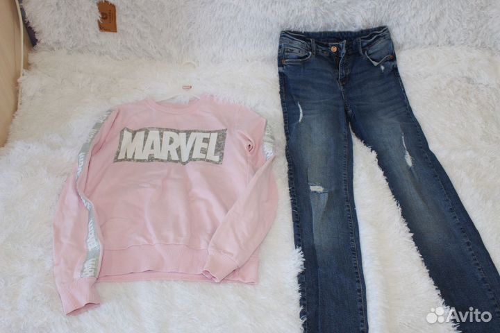 Вещи пакетом для девочки 146-152