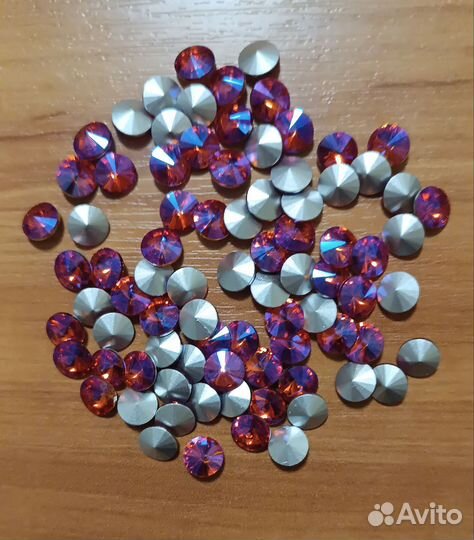 Стразы, кристаллы, 8 мм. Набор 77 шт