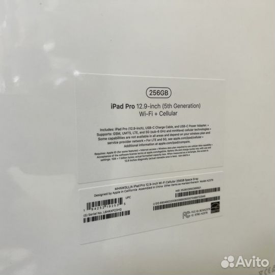 Apple iPad Pro 12.9-inch 256Gb Wi-Fi + Sim M1