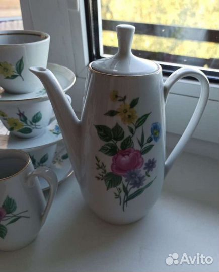 Кофейный сервиз гдр colditz кольдиц винтаж СССР