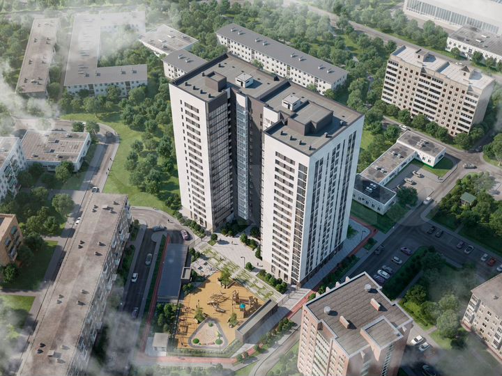 2-к. квартира, 58,3 м², 17/18 эт.