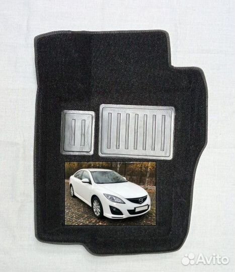 Авто коврики 3D ворс на Mazda 6 2008-2013г