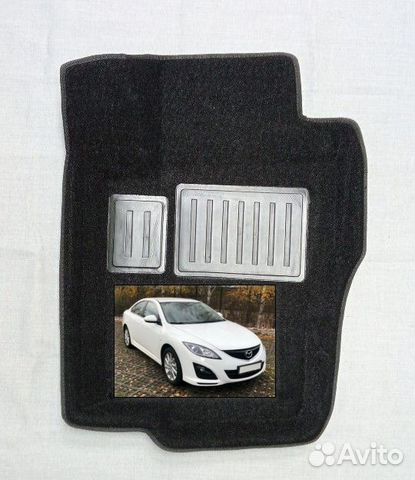 Авто коврики 3D ворс на Mazda 6 2008-2013г