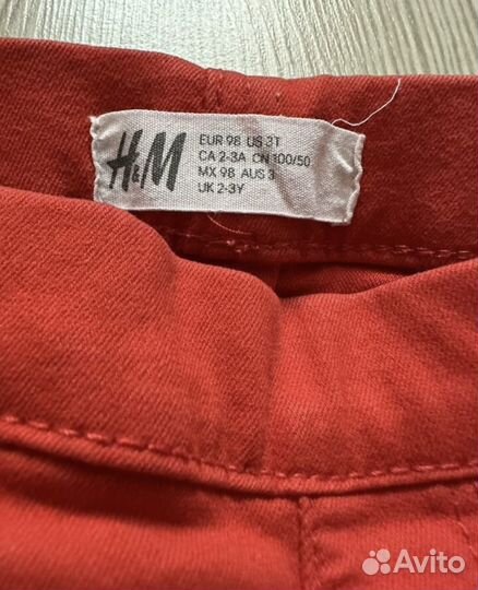 Джинсы, h&m 98 размер