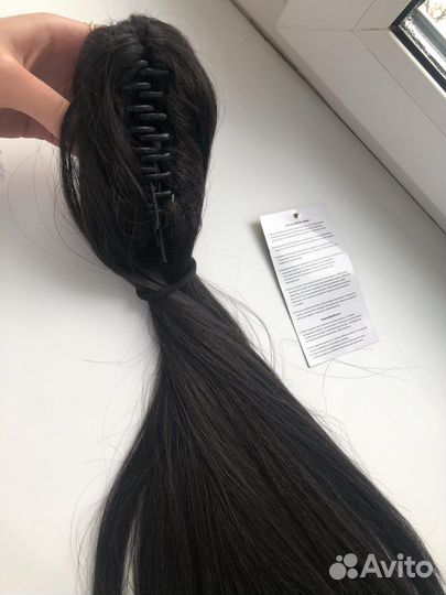 Хвост шиньон на крабе