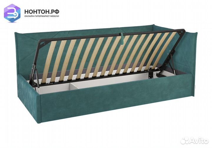 Кровать Квест 0.9 зеленая