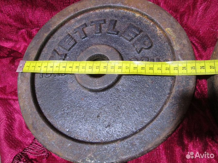 Блины для штанги 15 кг и 10кг