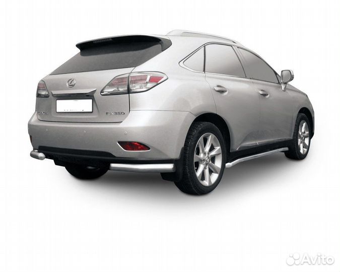 Защита бампера, уголки Lexus RX-350/RX-270 (2012)