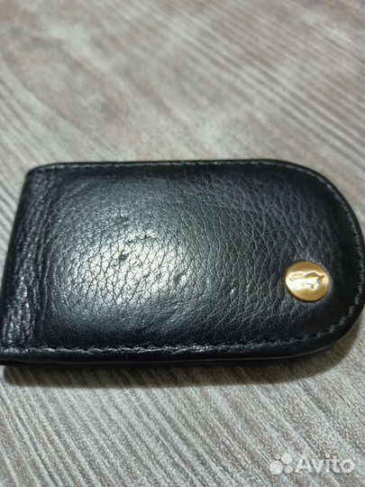 Зажим для денег кожа