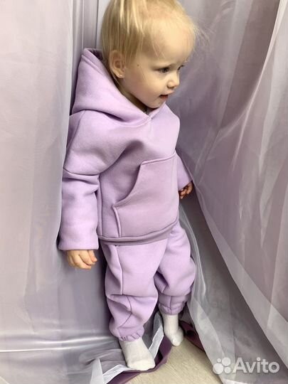 Новый теплый детский костюм