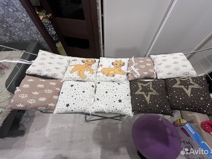 Бортики в детскую кроватку