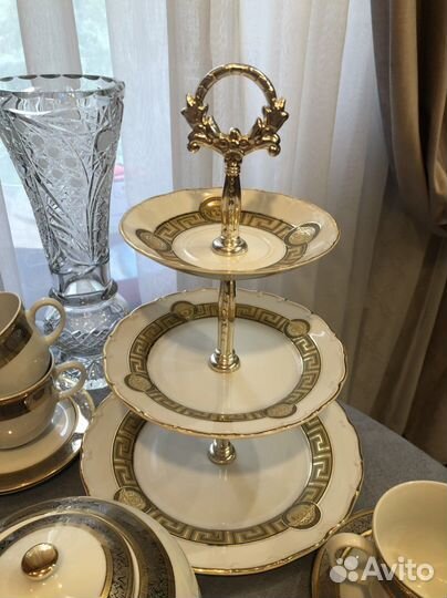 Сервиз чайный Thun и ваза для фруктов Чехия