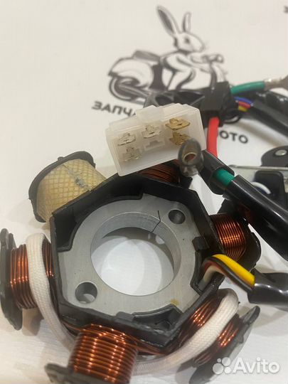 Статор генератора Honda Dio AF18/24/27 (6 катушек)