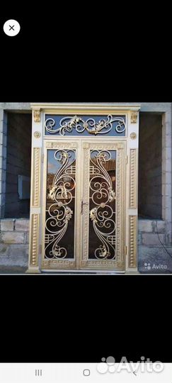 Кованные железные двери