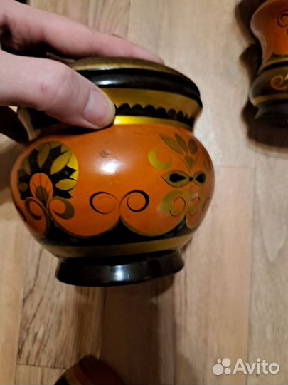 Набор столовой посуды деревянный