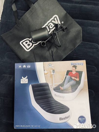 Надувной шезлонг