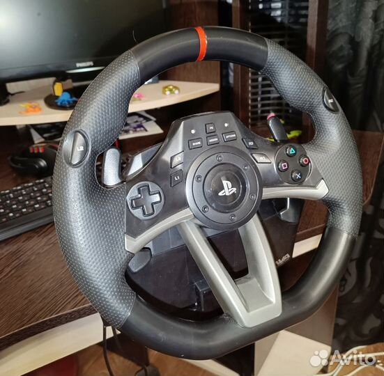 Игровой руль hori racing wheel apex