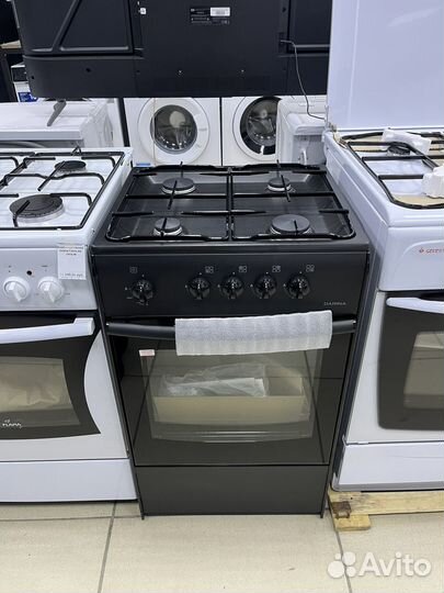 Газовая плита Darina черный антрацит