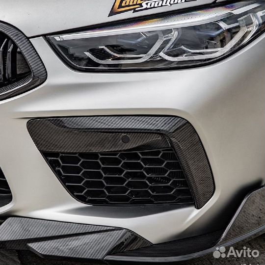Вставки в бампер Инфузия Карбон BMW M8 F92 F93 F91