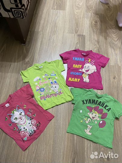 Вещи пакетом на девочку 74 80