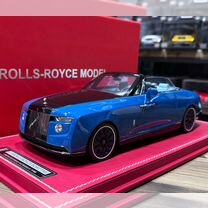 Rolls Royce Boat Tail синий 1:18