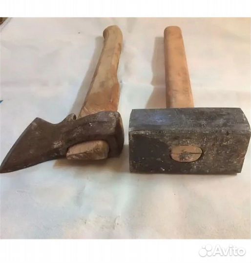 Насадка топоров, молотков, кувалд, колунов