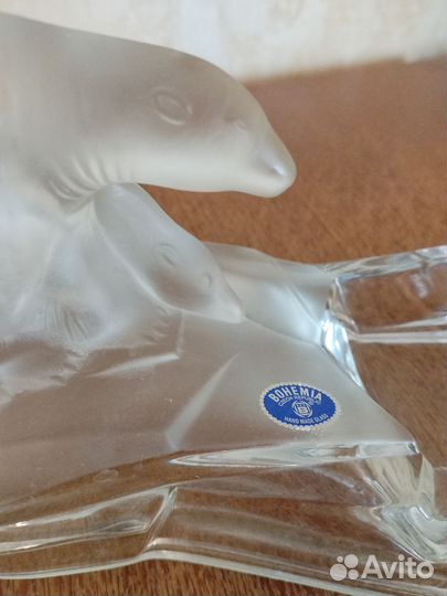 Хрустальная пепельница чехия