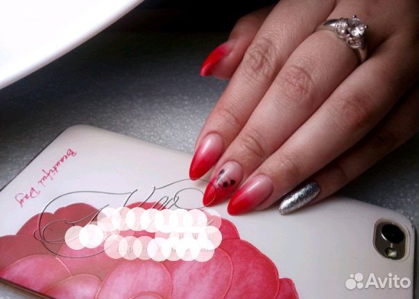 Наращивание Моделирование ногтей Педикюр