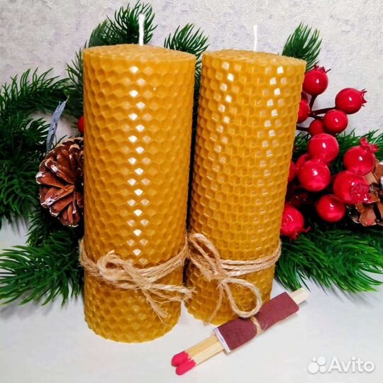 Свечи из натуральной вощины