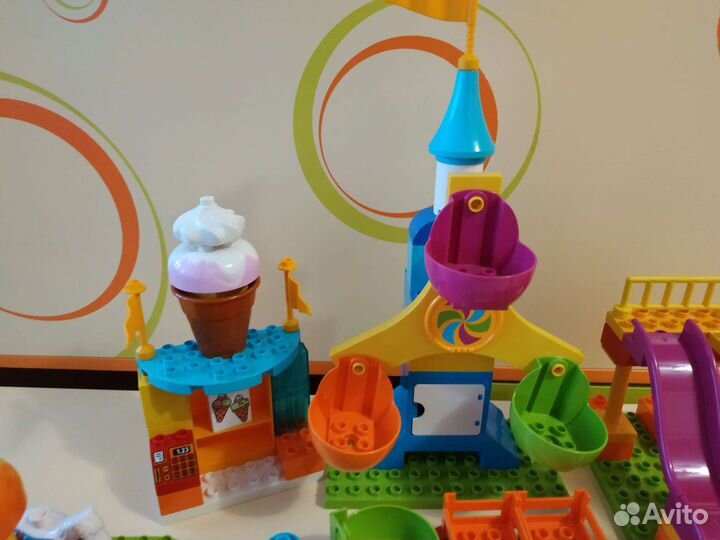 Лего Дупло 10870животные,5650 погрузч,10840 п10882