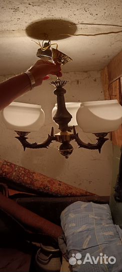 Люстра потолочная бу