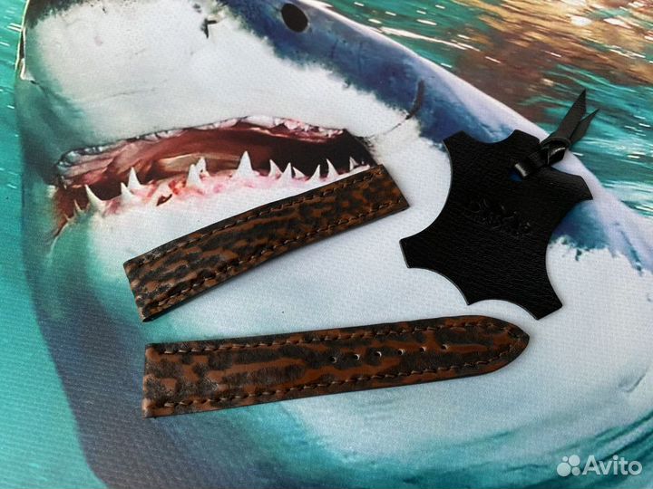 Ремешок для часов maurice lacroix из кожи акулы