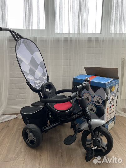Велосипед с ручкой rich toys lexus trike