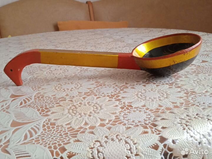 Ложка- половник деревянная