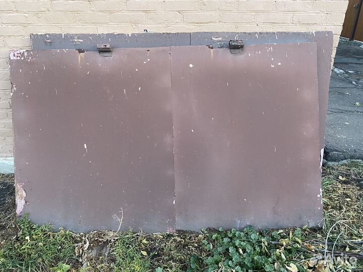 Ворота гаражные металлические бу